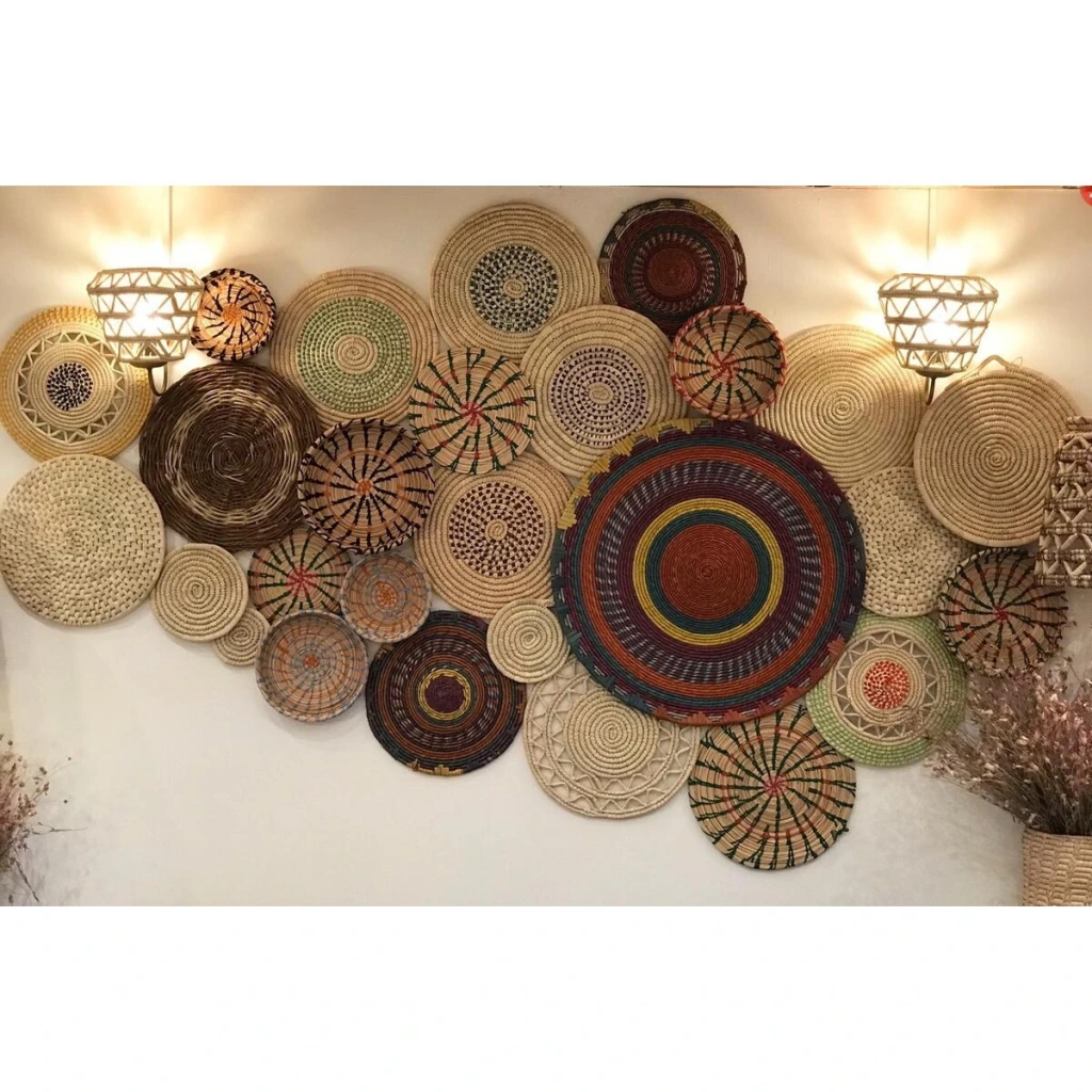 Exclusive Hasır Duvar Tabağı 27li set_ Model 2