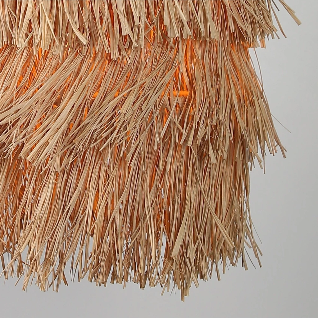 SARKIT & AVİZE , RAFYA AVİZE , AYDINLATMA 25CM