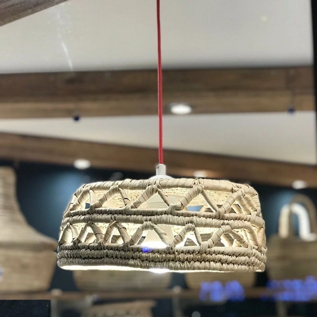 Alchemilla Hasır Tavan Aydınlatma