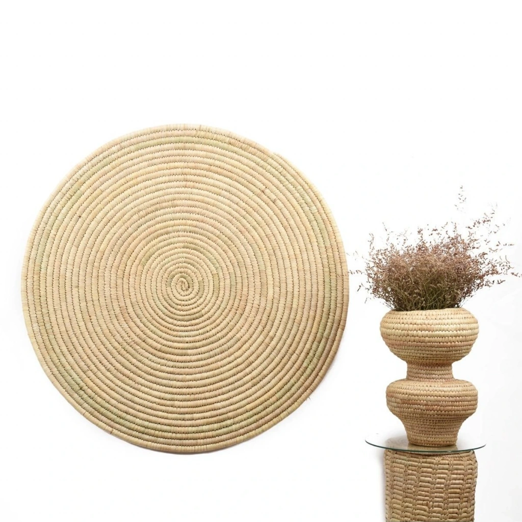 Carmen Hasır Duvar Süsü _ Çap 100 Cm