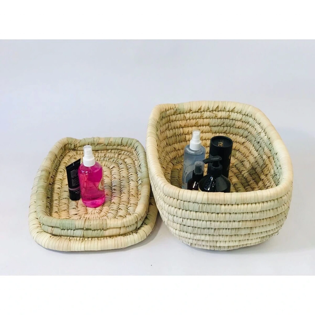 Crinum Hasır Kutu, Banyo Düzenleyici (40x30x20 Cm)