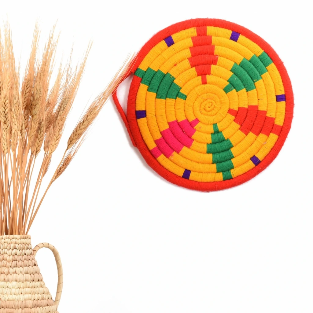 Crocosmia Hasır Duvar Süsü