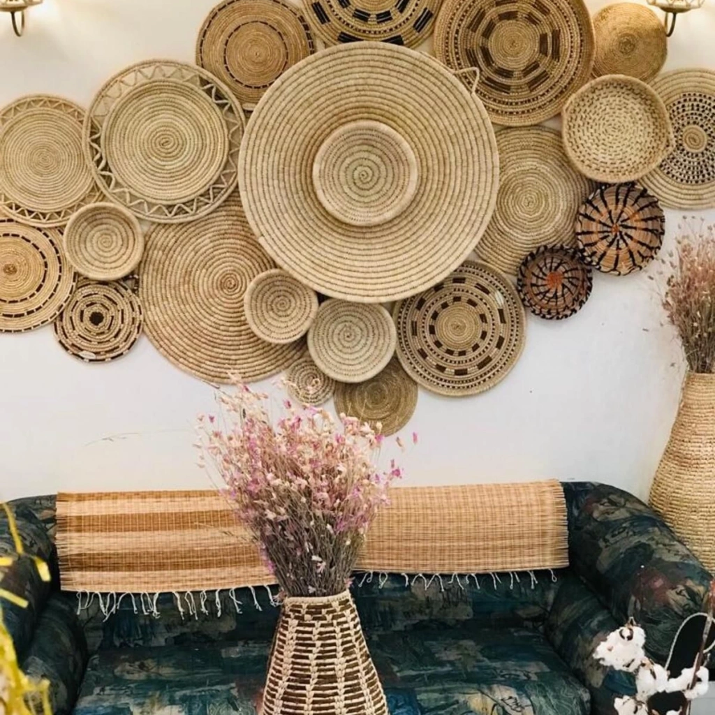 Exclusive Hasır Duvar Tabağı 22li set_ Model 1