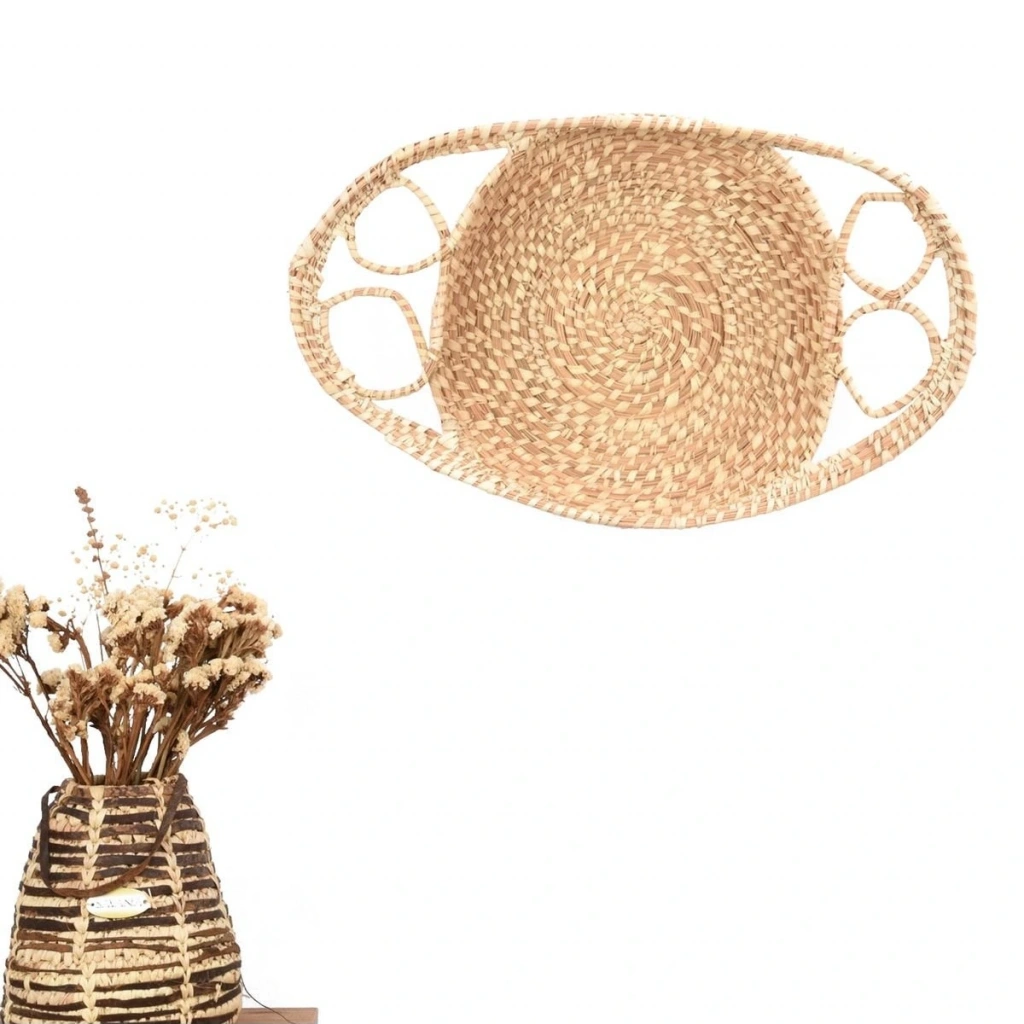 Kalanşo Hasır Duvar Tabağı