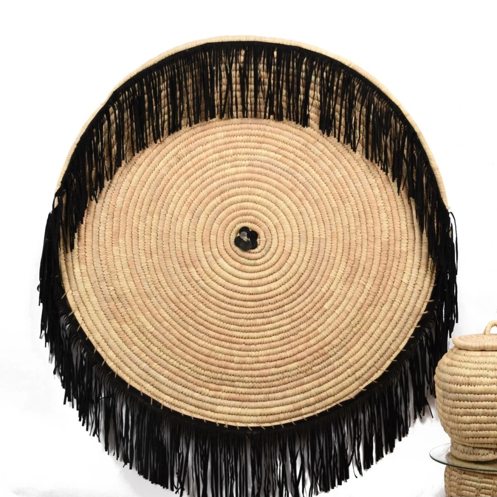 Nasinga Hasır Duvar Süsü _ Çap 100 Cm