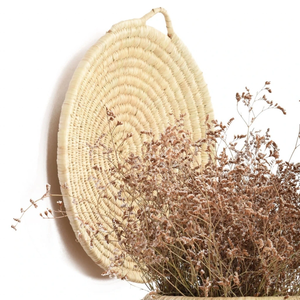 Natalia Hasır Duvar Tabağı_ 40 cm