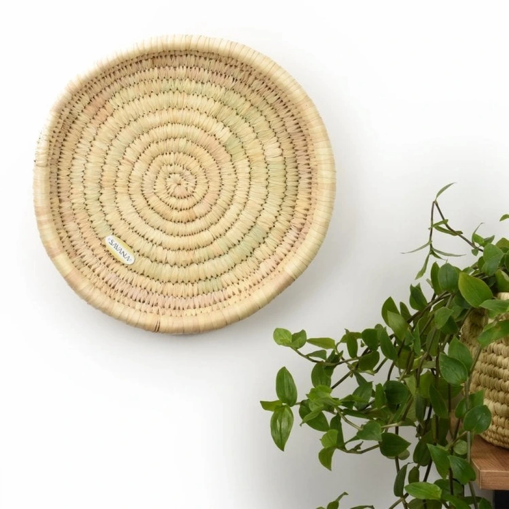 Olea Hasır Duvar Tabağı Büyük Boy