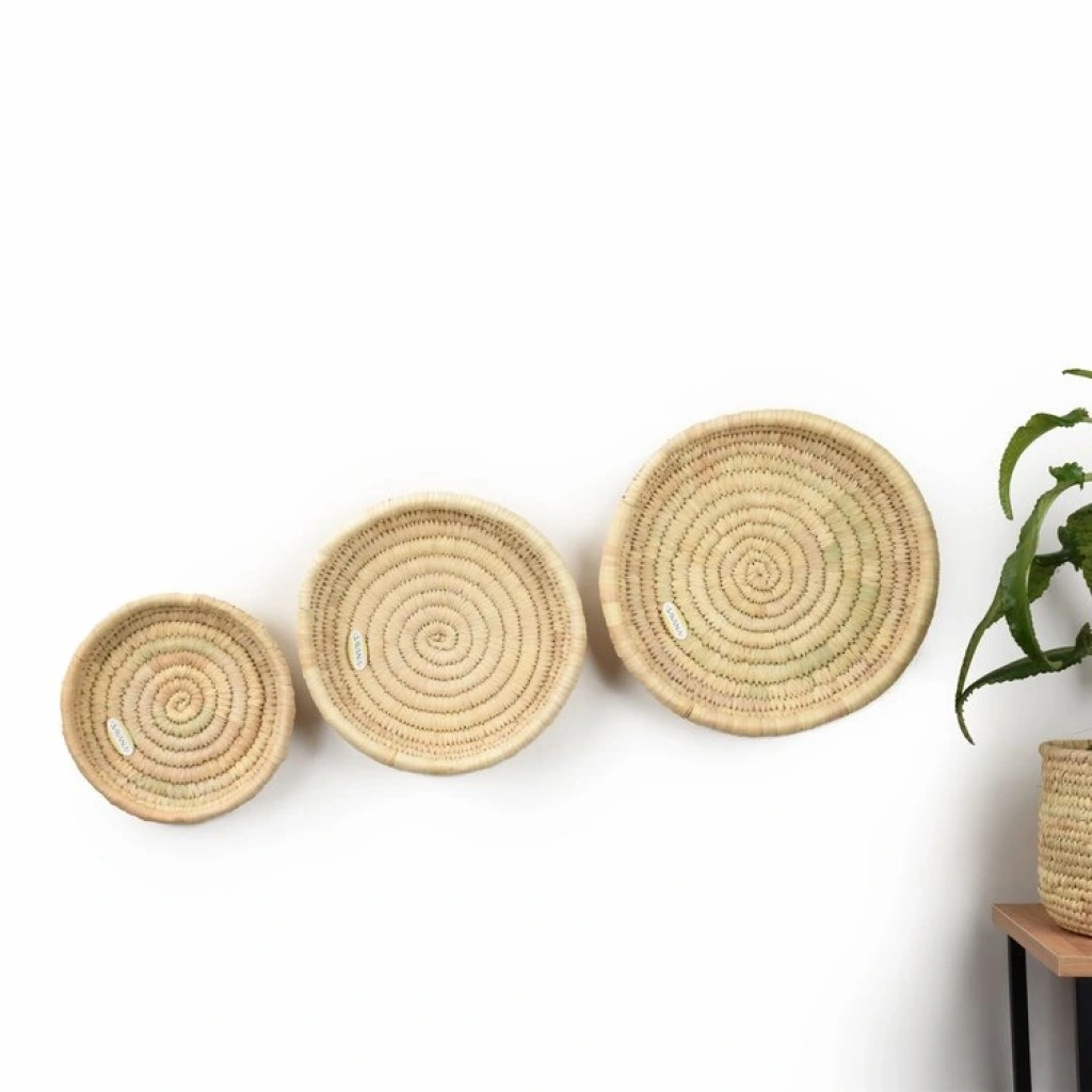 Olea Hasır Duvar Tabağı Seti