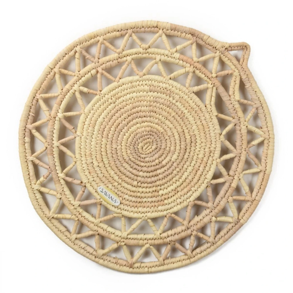 Rubus Hasır Duvar Tabağı_ 40 Cm