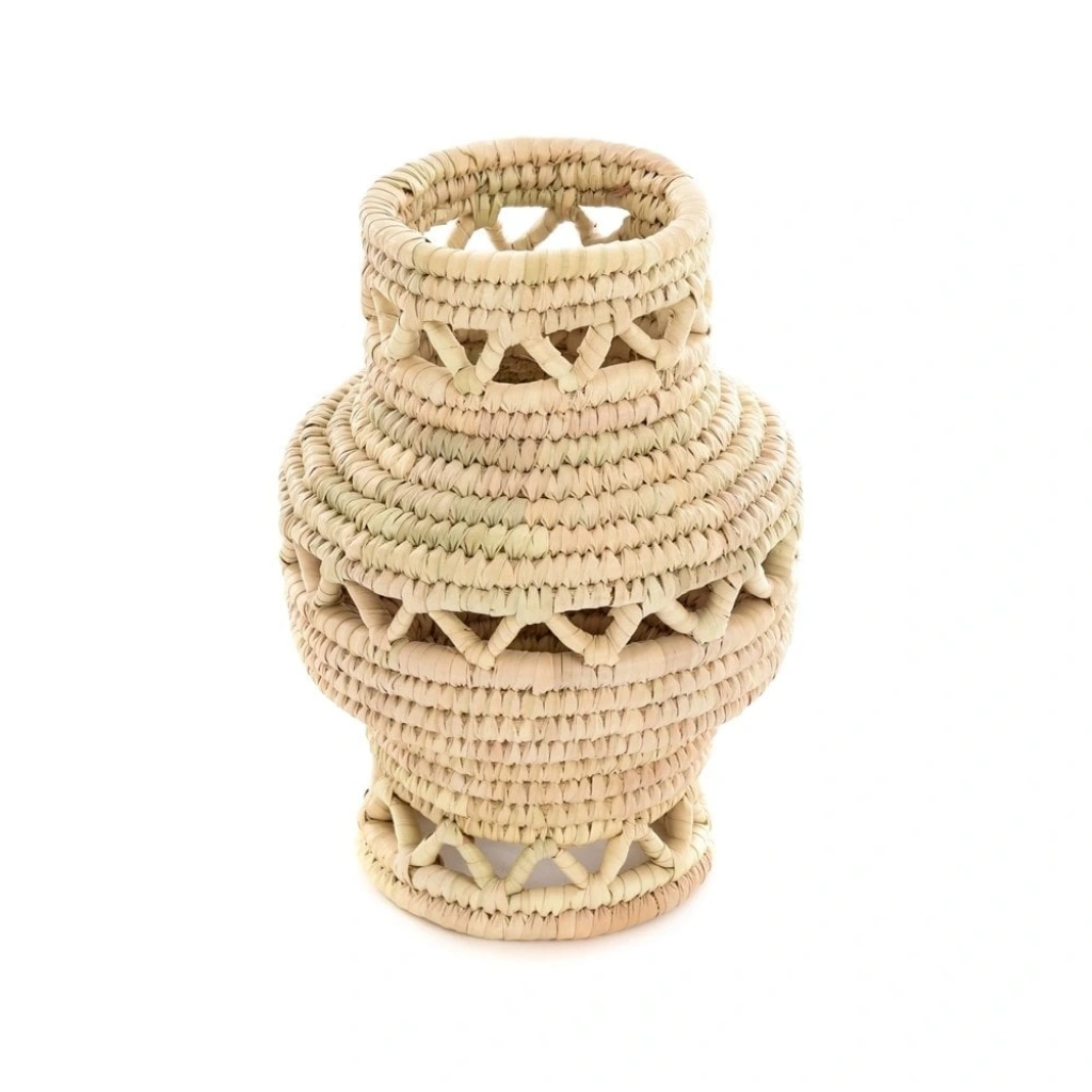 Saffron Hasır Vazo Küçük Boy