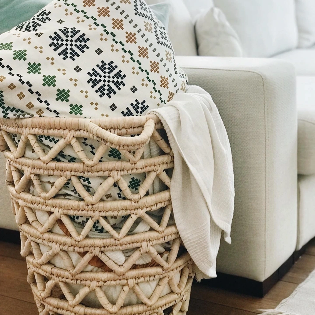 Valerian Hasır Sepet (50x50 cm)