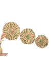 Acacia Hasır Duvar Süsü Seti _ 3 Lü