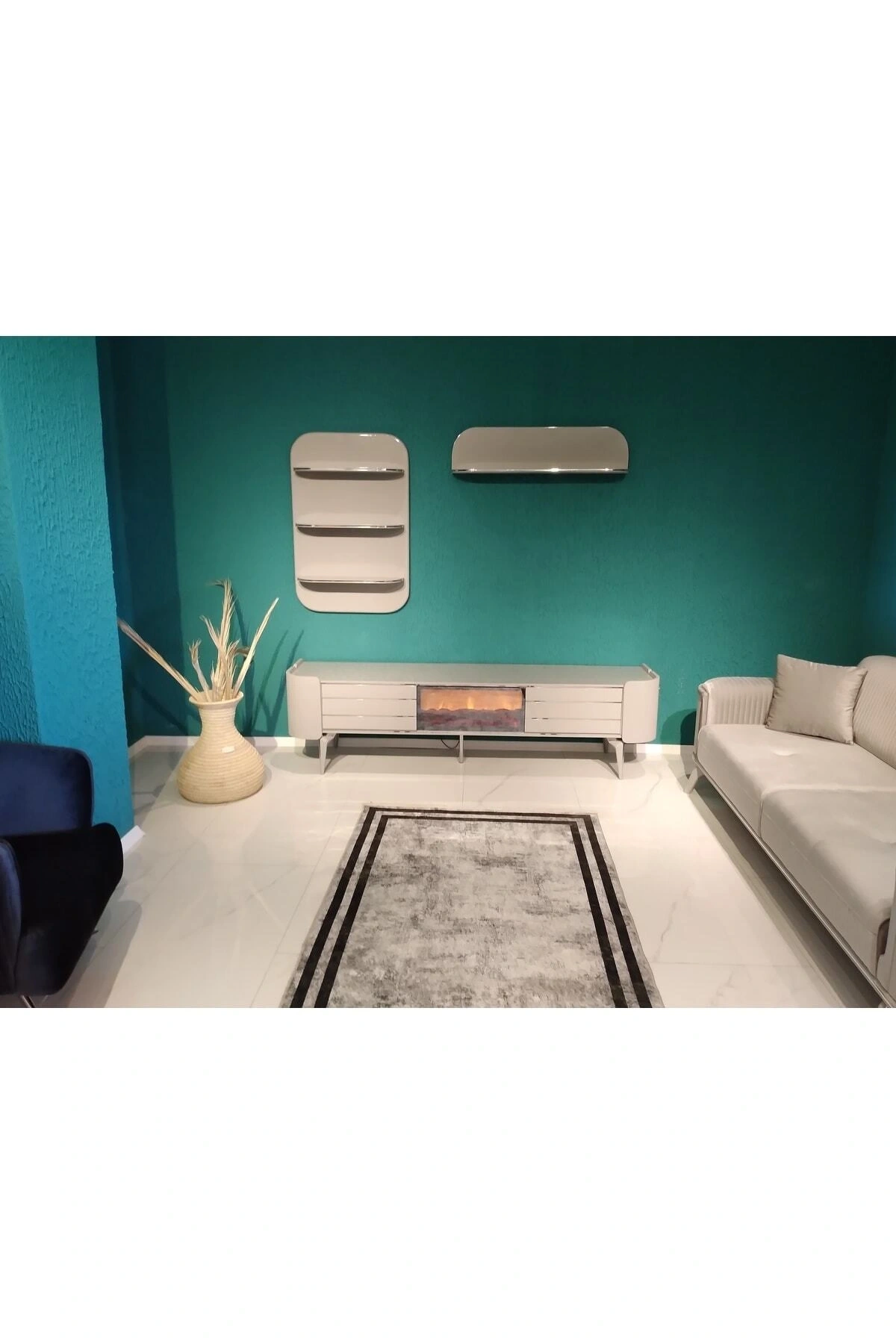 Hasır Yer Vazosu  53 cm