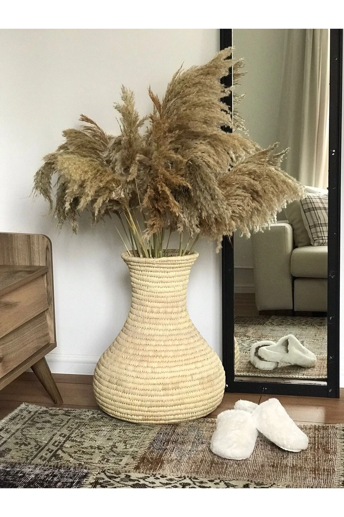 Hasır Yer Vazosu  53 cm