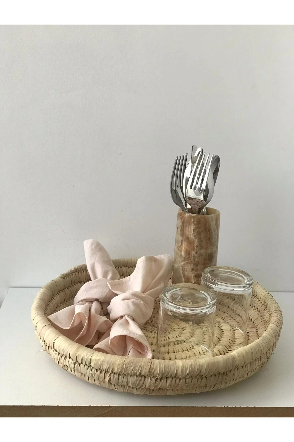 Syrınga Hasır Tepsi Orta Boy