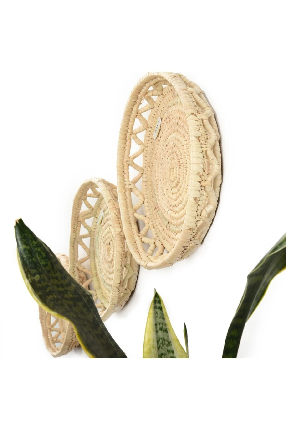 Salvia Hasır Duvar Tabağı Seti