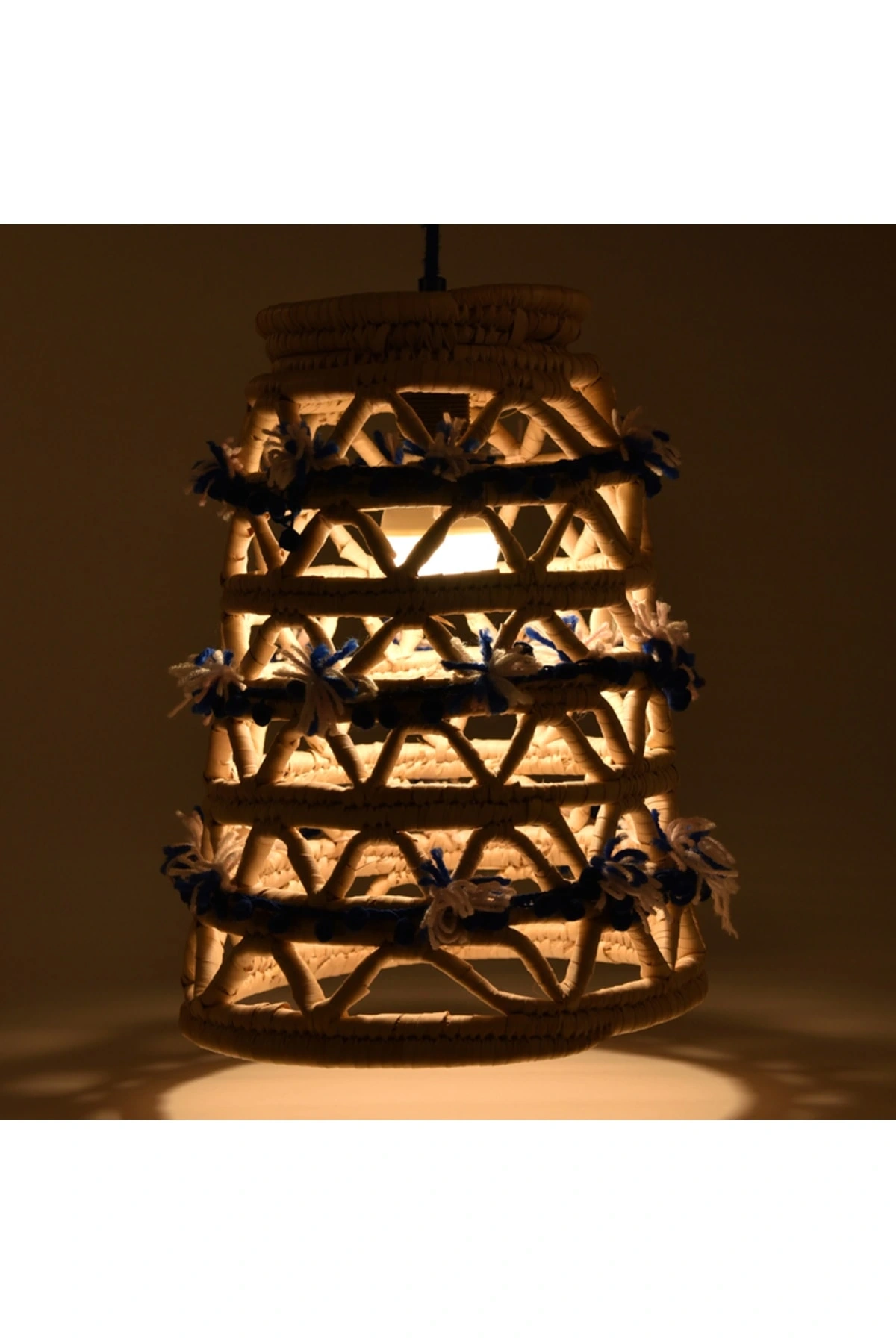 Bryony Doğal Hasır Tavan Aydınlatma