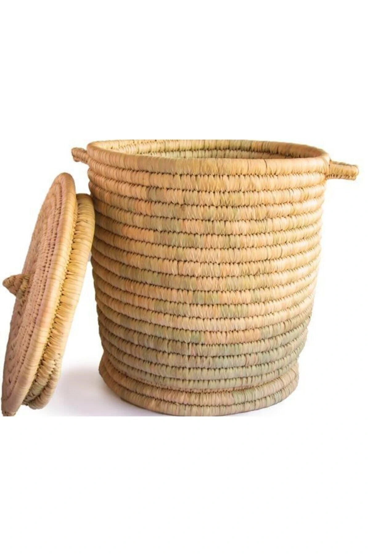 Juliet Hasır Sepet Büyük Boy (YÜKSEKLİK 50 CM X ÇAP 45 CM)