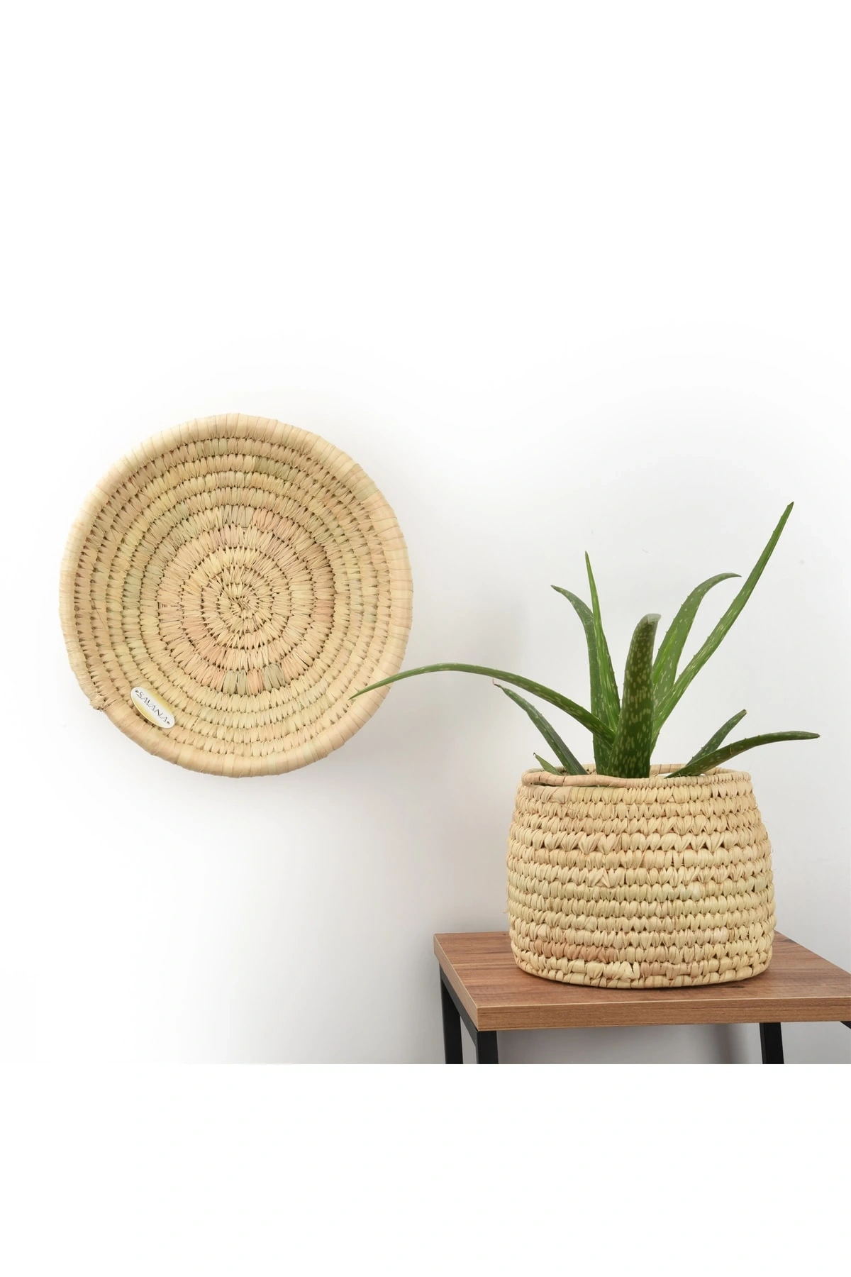 Festuca Hasır Duvar Tabağı Seti