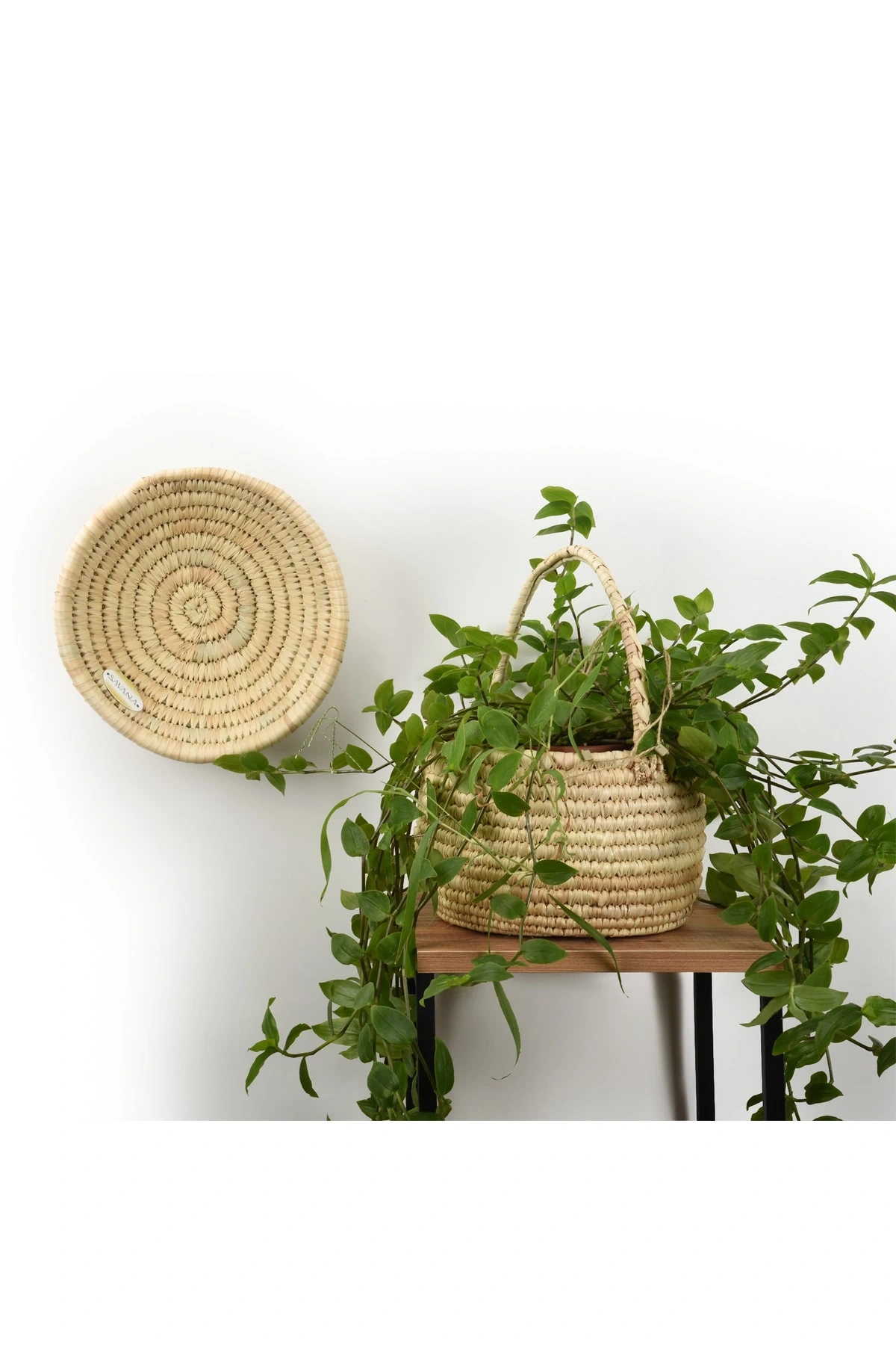 Festuca Hasır Duvar Tabağı Seti