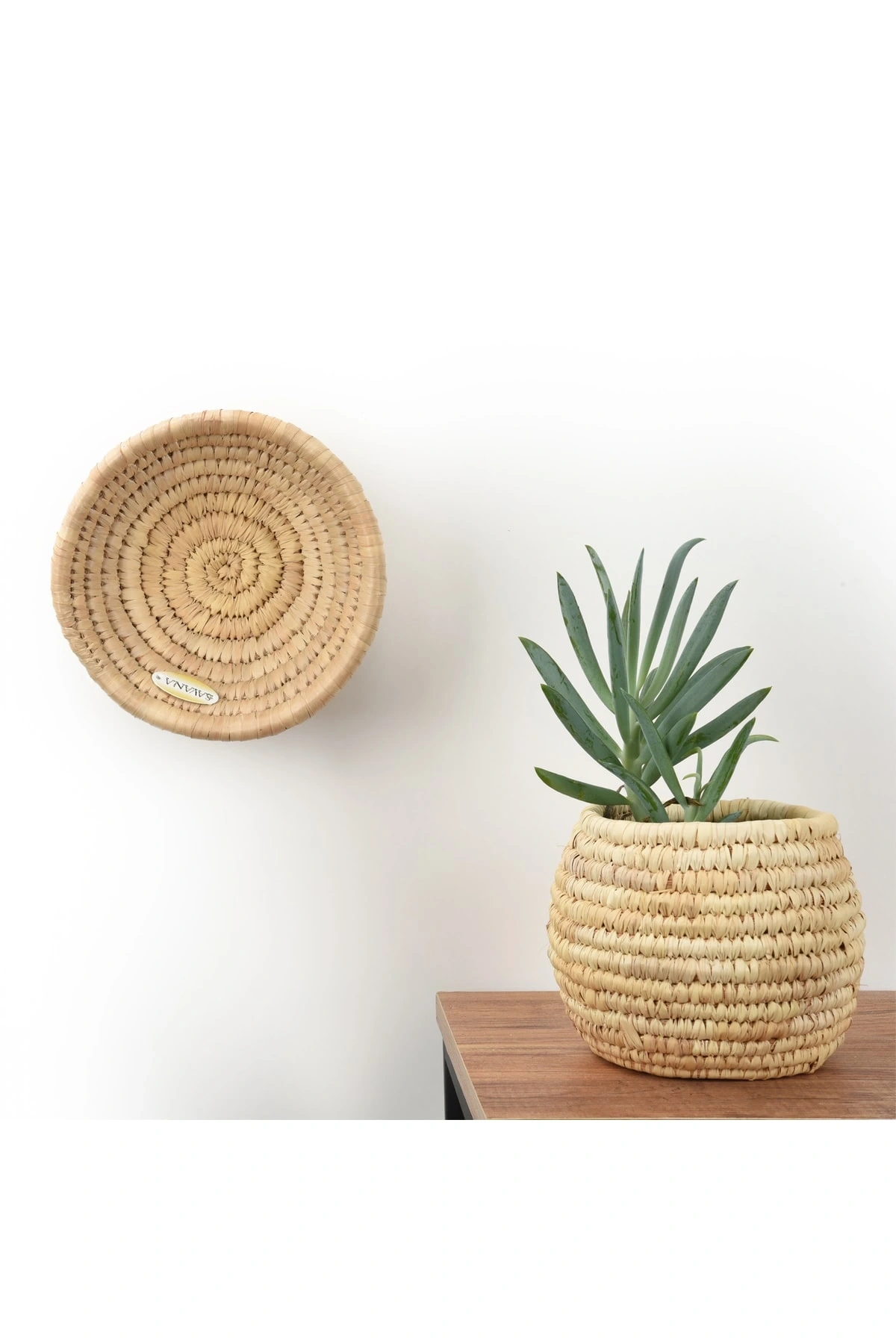 Festuca Hasır Duvar Tabağı Seti