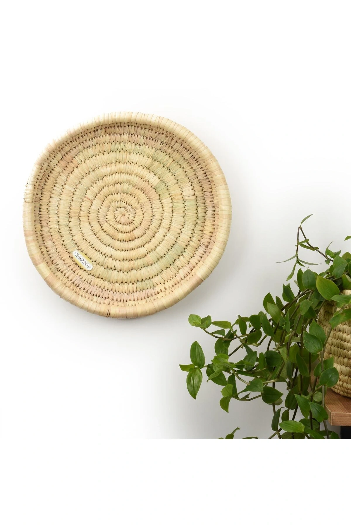 Olea Hasır Duvar Tabağı Büyük Boy_ 30 Cm