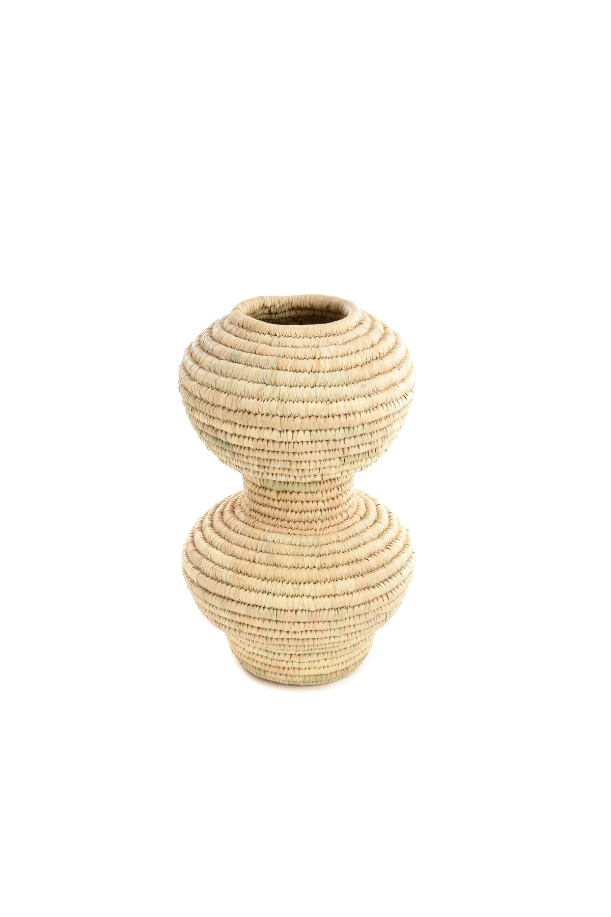 Bicolor Hasır Vazo_ 40 Cm