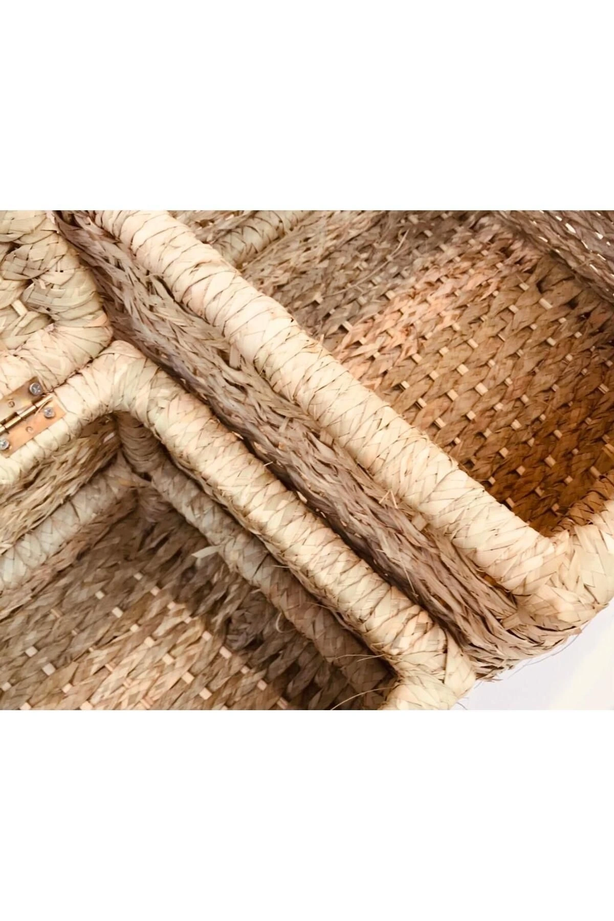 Adenium Hasır Çamaşır Sepeti_ 2li Set_ Genişlik 55 & 45 Cm