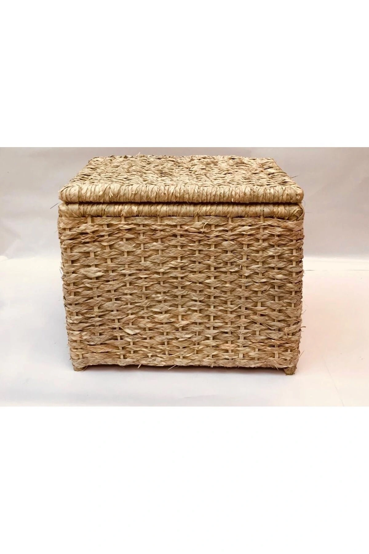 Adenium_ Doğal El Yapımı Hasır Çamaşır Sepeti_ Genişlik 55 Cm