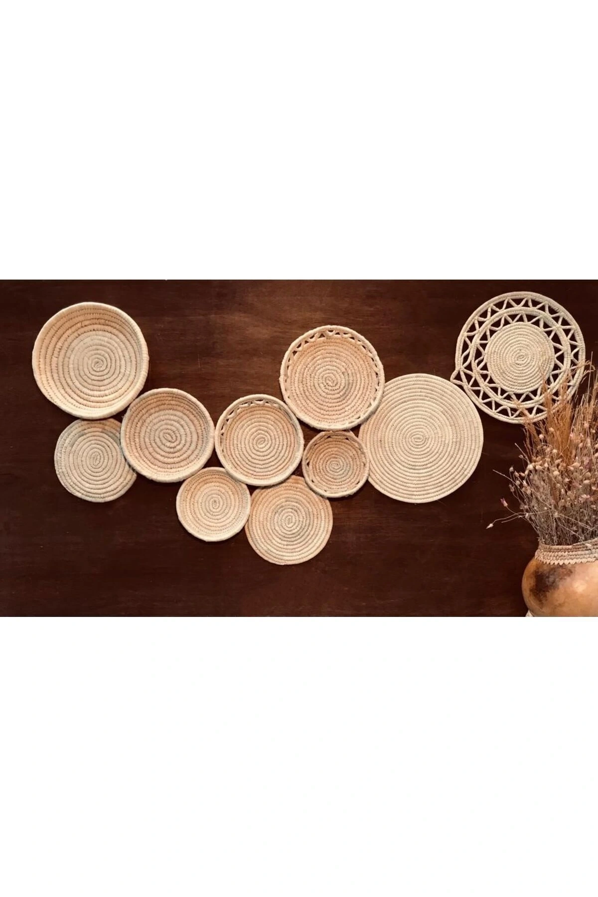 Sophia Duvar Tabağı ve Süsü Seti_ 10lu set