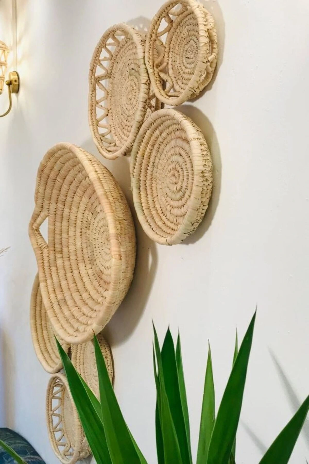 Carssula Hasır Duvar Tabağı Seti_ 8li set