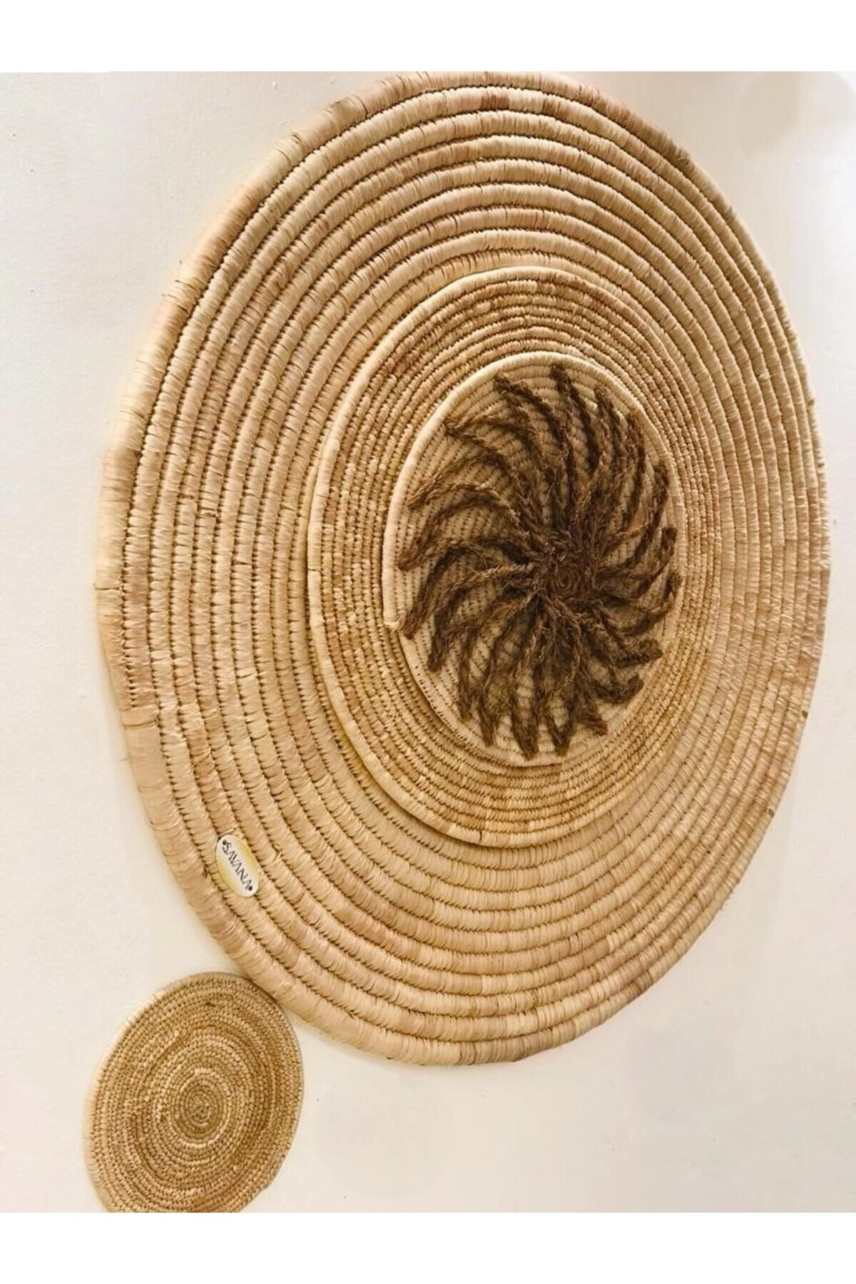 La rose Hasır Duvar Süsü_ 4lü set