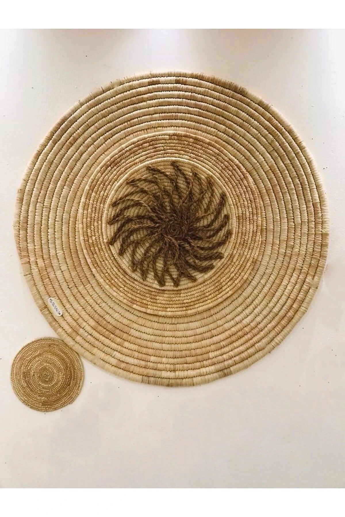 La rose Hasır Duvar Süsü_ 4lü set