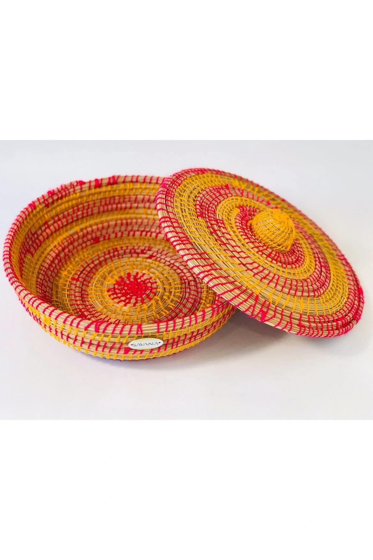 Arctotis Hasır tencere, palmiye ağacı ve doğal yün