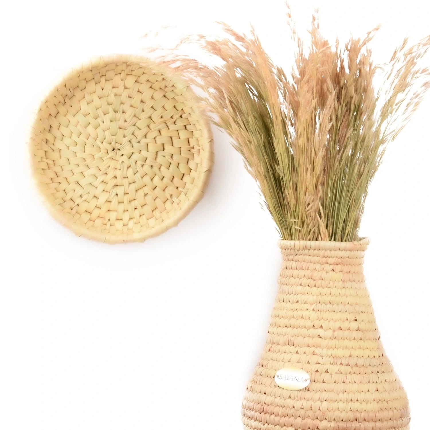 Aster Hasır Duvar Tabağ Büyük Boy