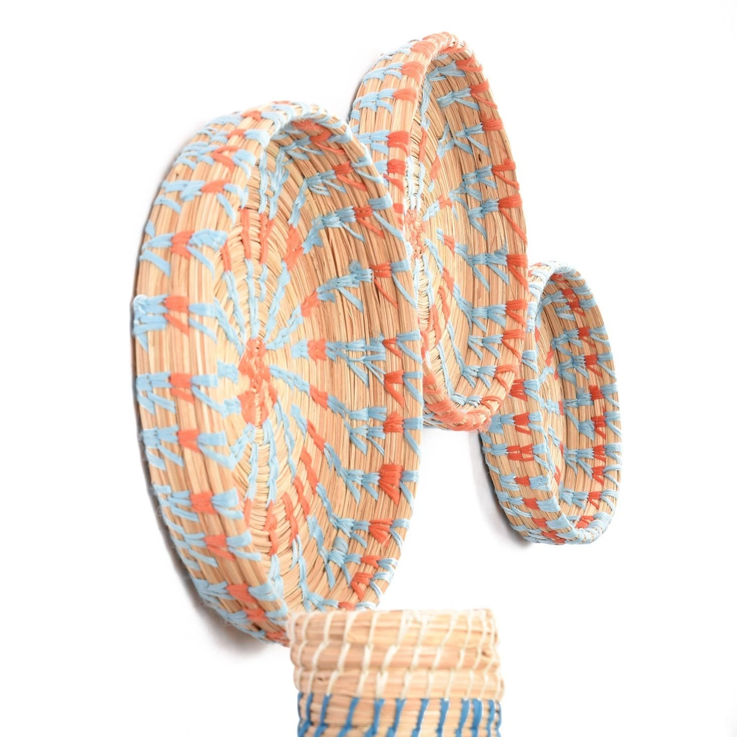 Bergenia Hasır Duvar Tabağı Seti