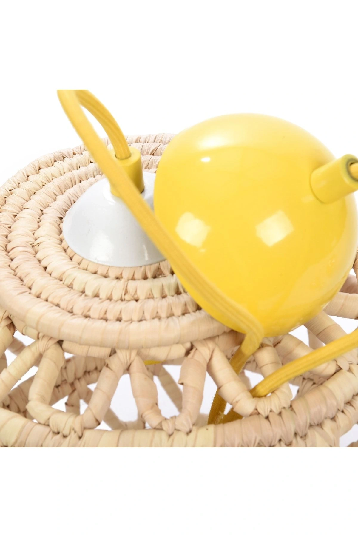 Calla Hasır Tavan Aydınlatma_ Sarı