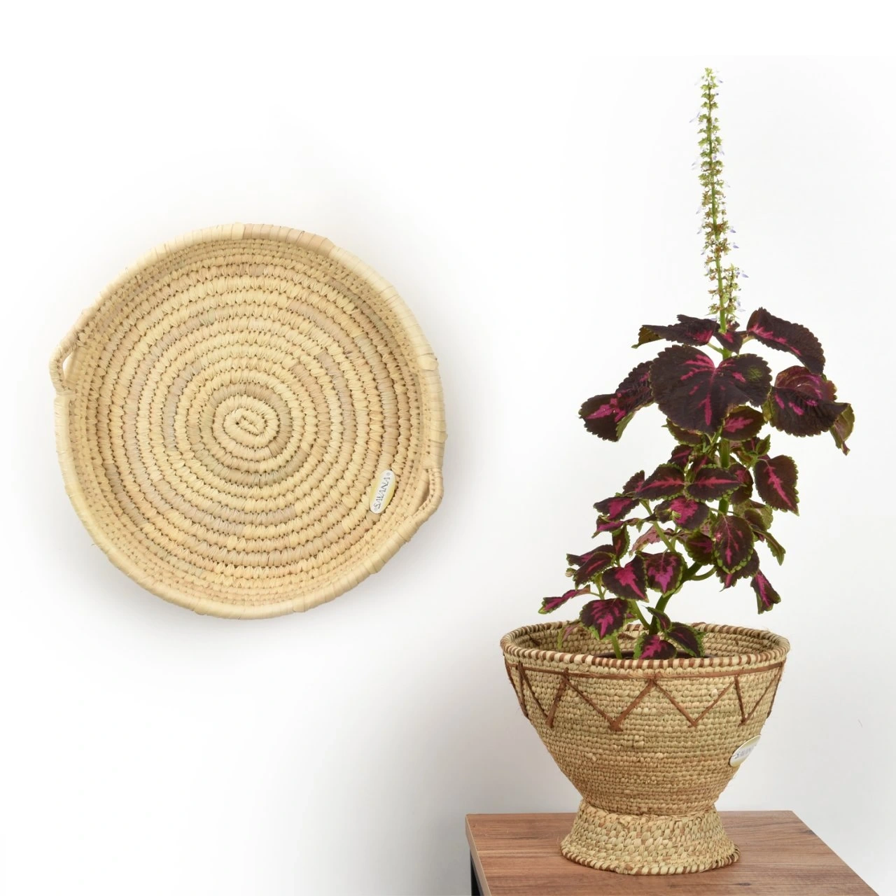 Carpinus Hasır Duvar Tabağı Orta Boy_ 35 cm