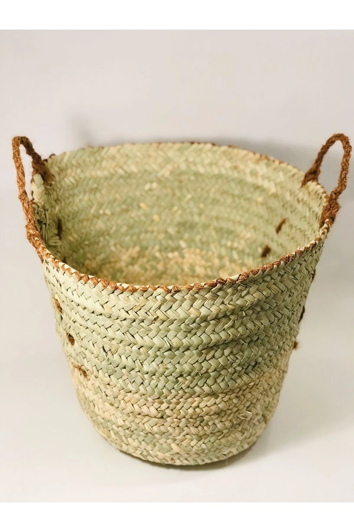 Chicory Doğal Hasır Saksı_sade_ 30 X 44 cm
