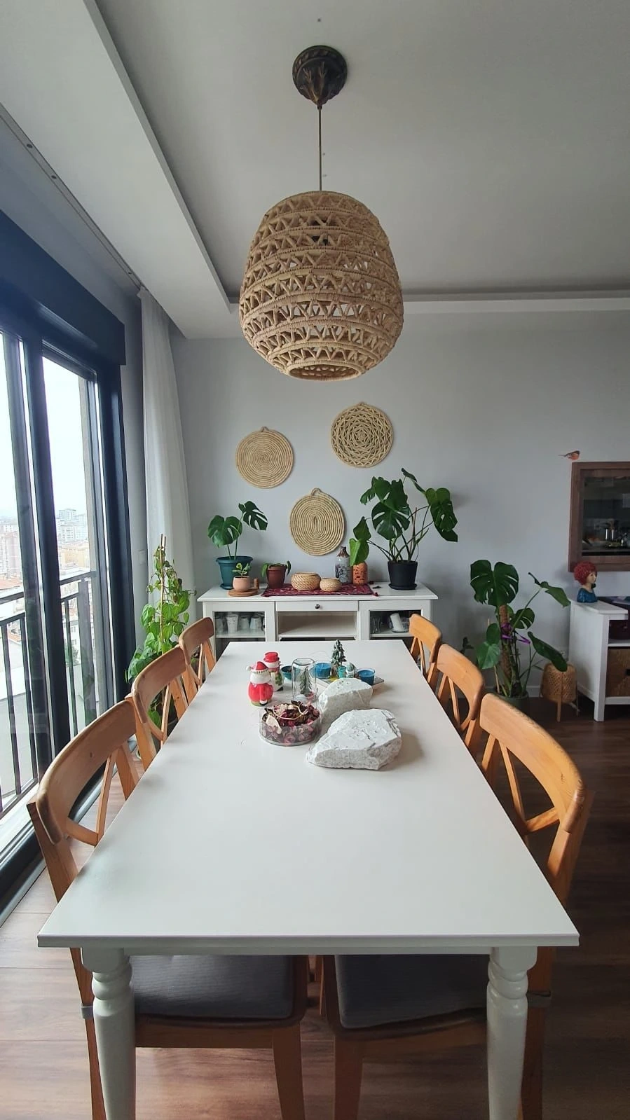 Cissus Hasır Tavan Aydınlatma