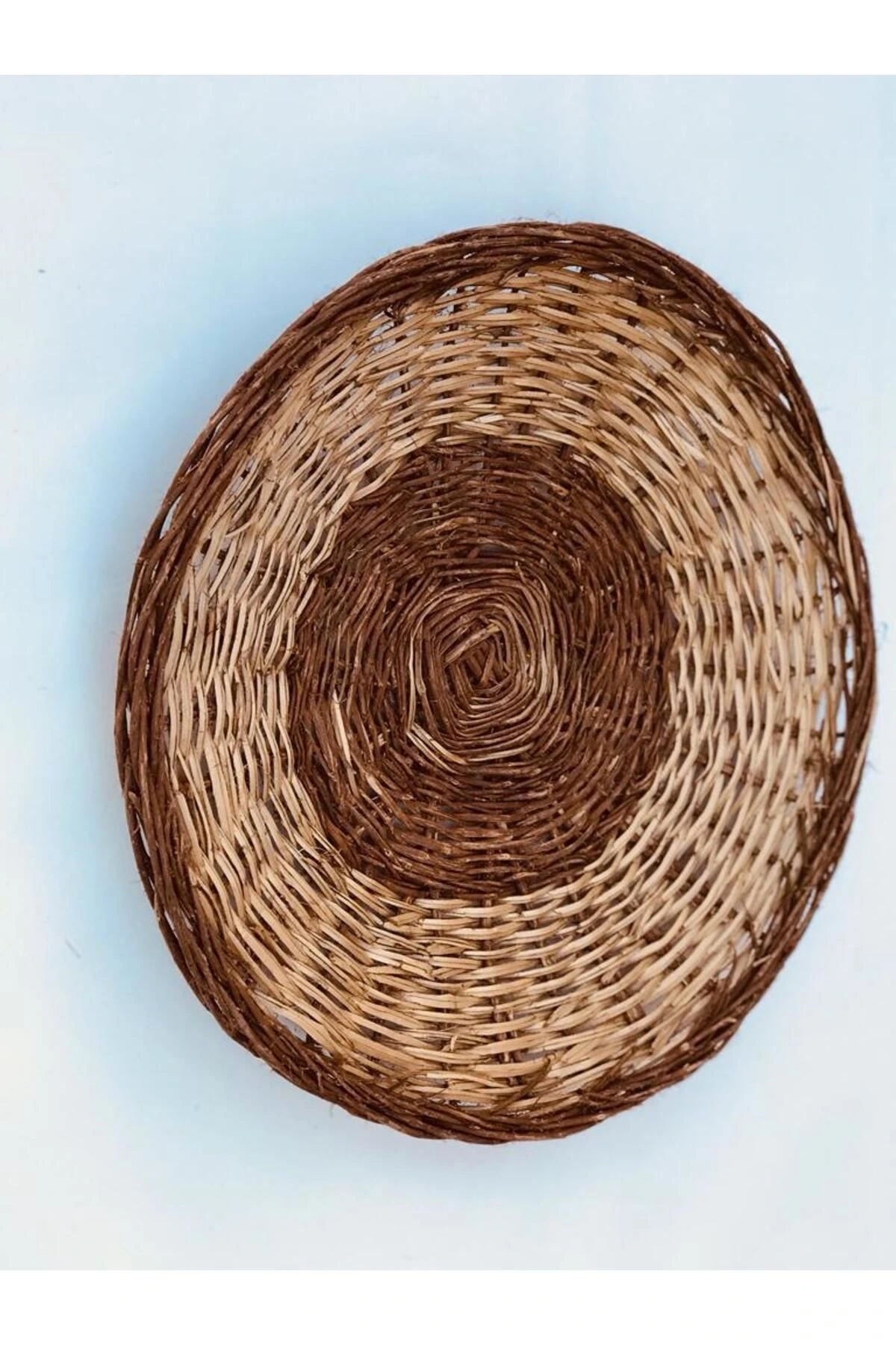 Clivia Hasır Duvar Tabağı, Duvar Süsü_ 50 cm