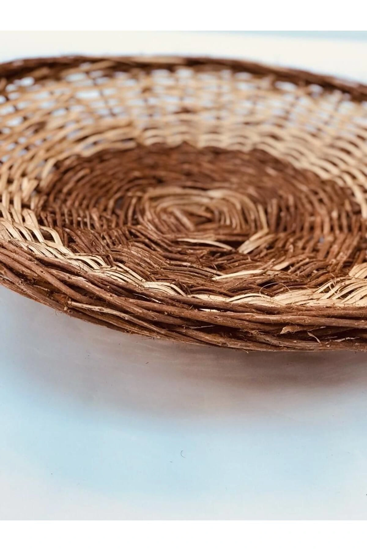 Clivia Hasır Duvar Tabağı, Duvar Süsü_ 50 cm