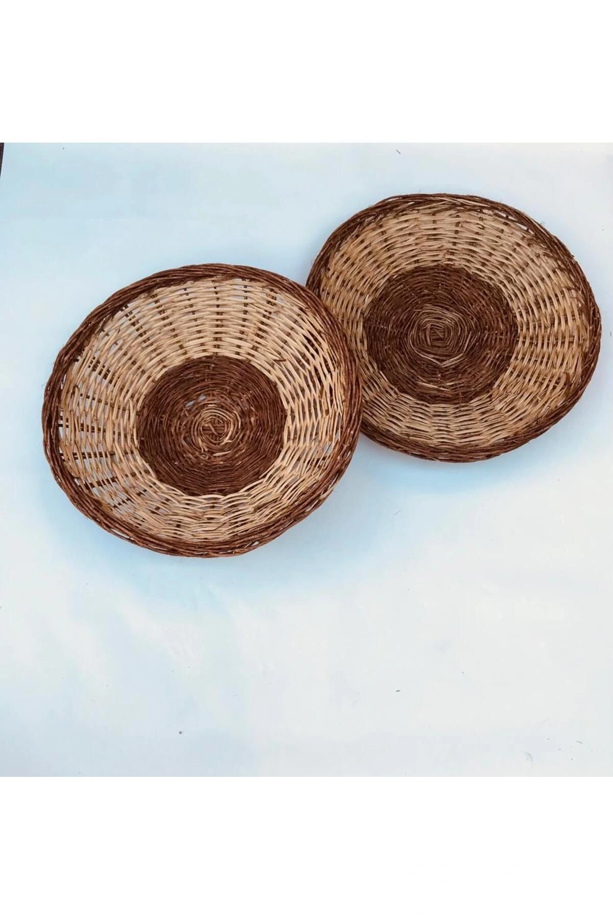 Clivia Hasır Duvar Tabağı, Duvar Süsü_2li set