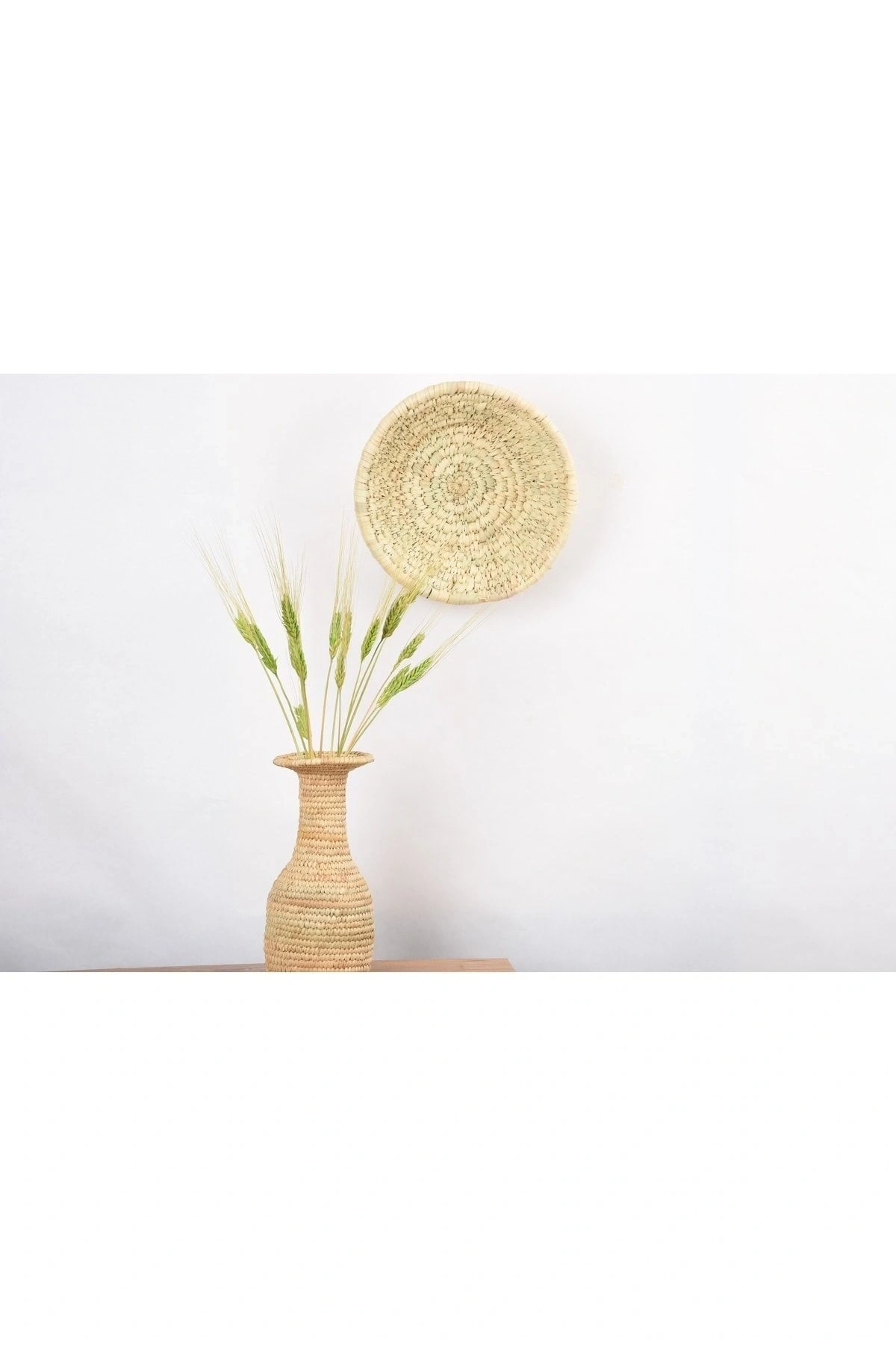 Dichondra Hasır Duvar Tabağı_ 25 Cm