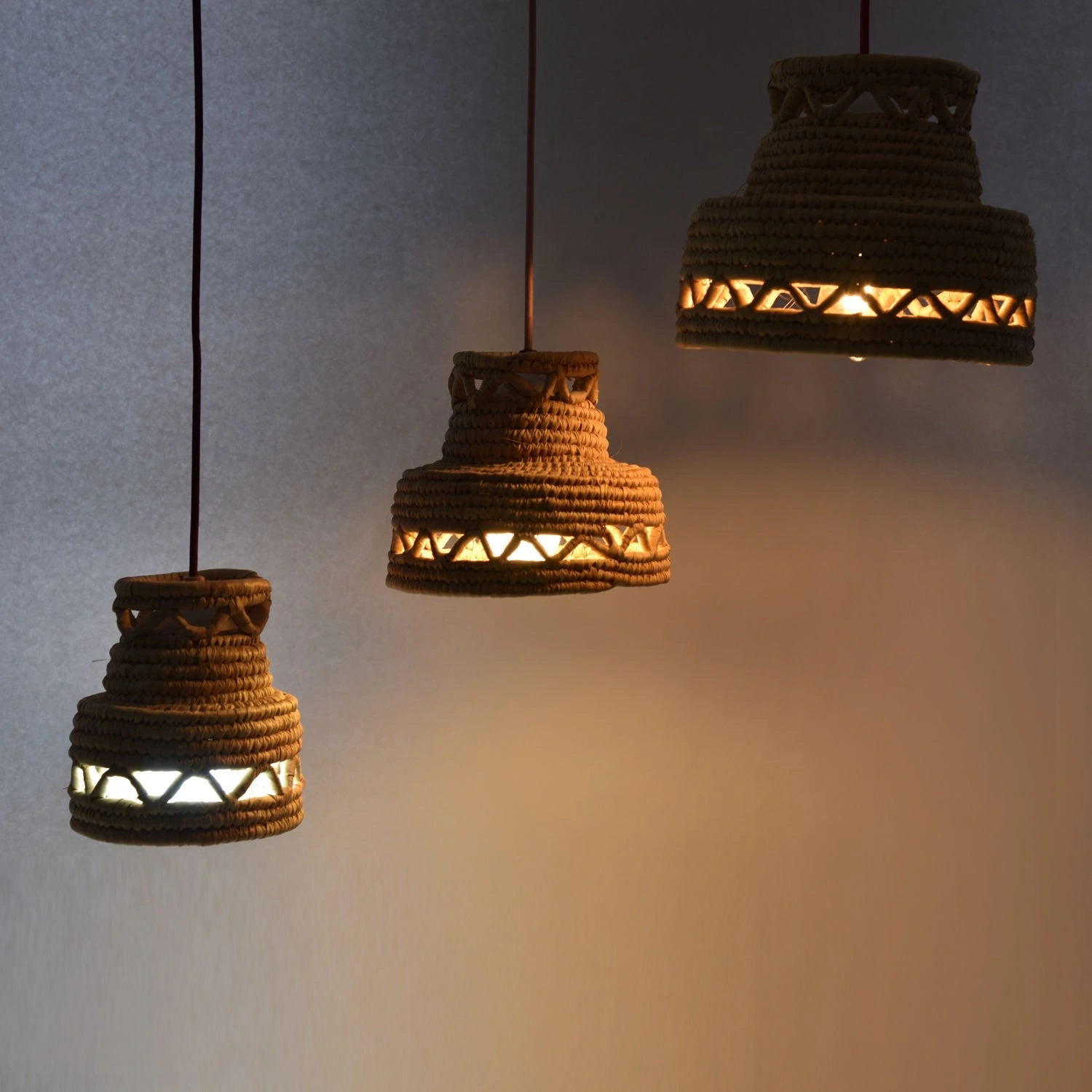 Erica Hasır Tavan Aydınlatma Seti