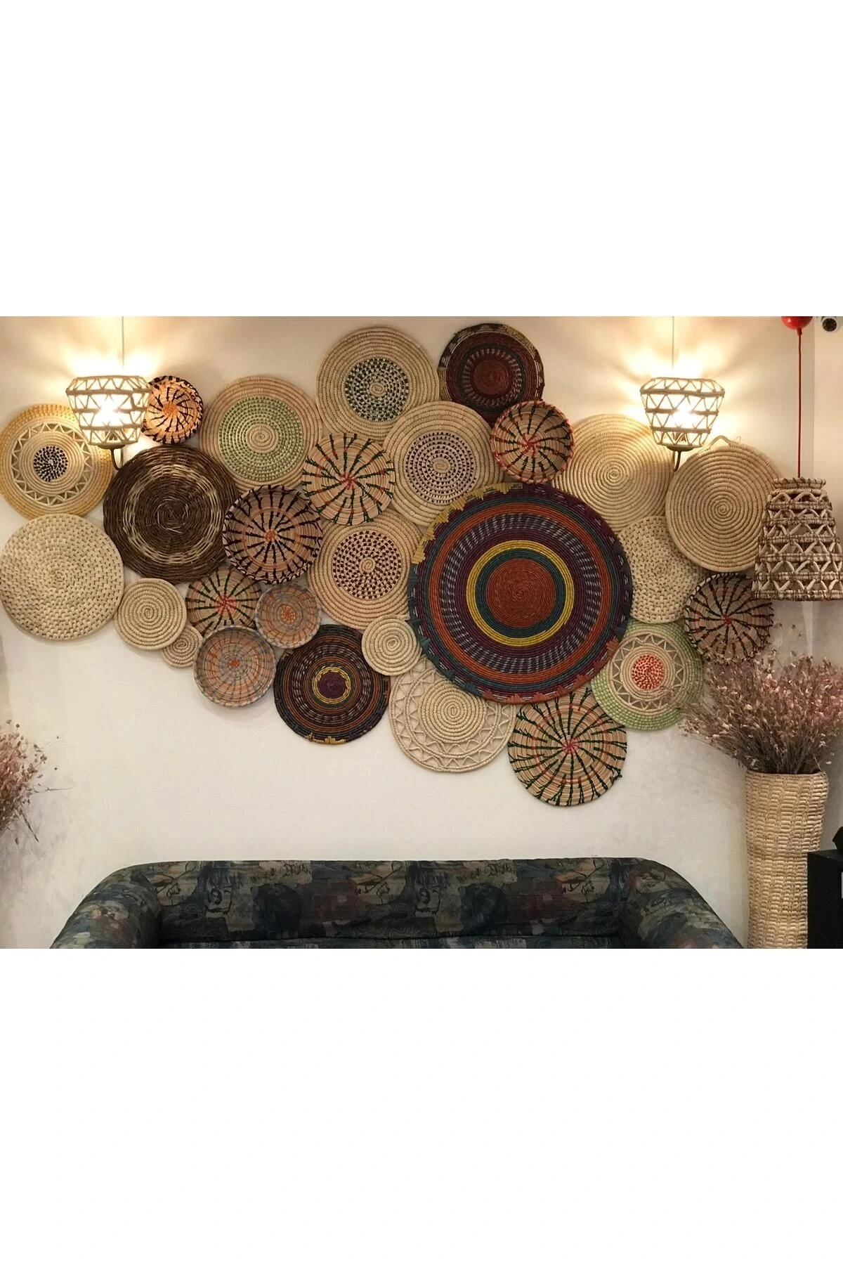 Exclusive Hasır Duvar Tabağı 27li set_ Model 2