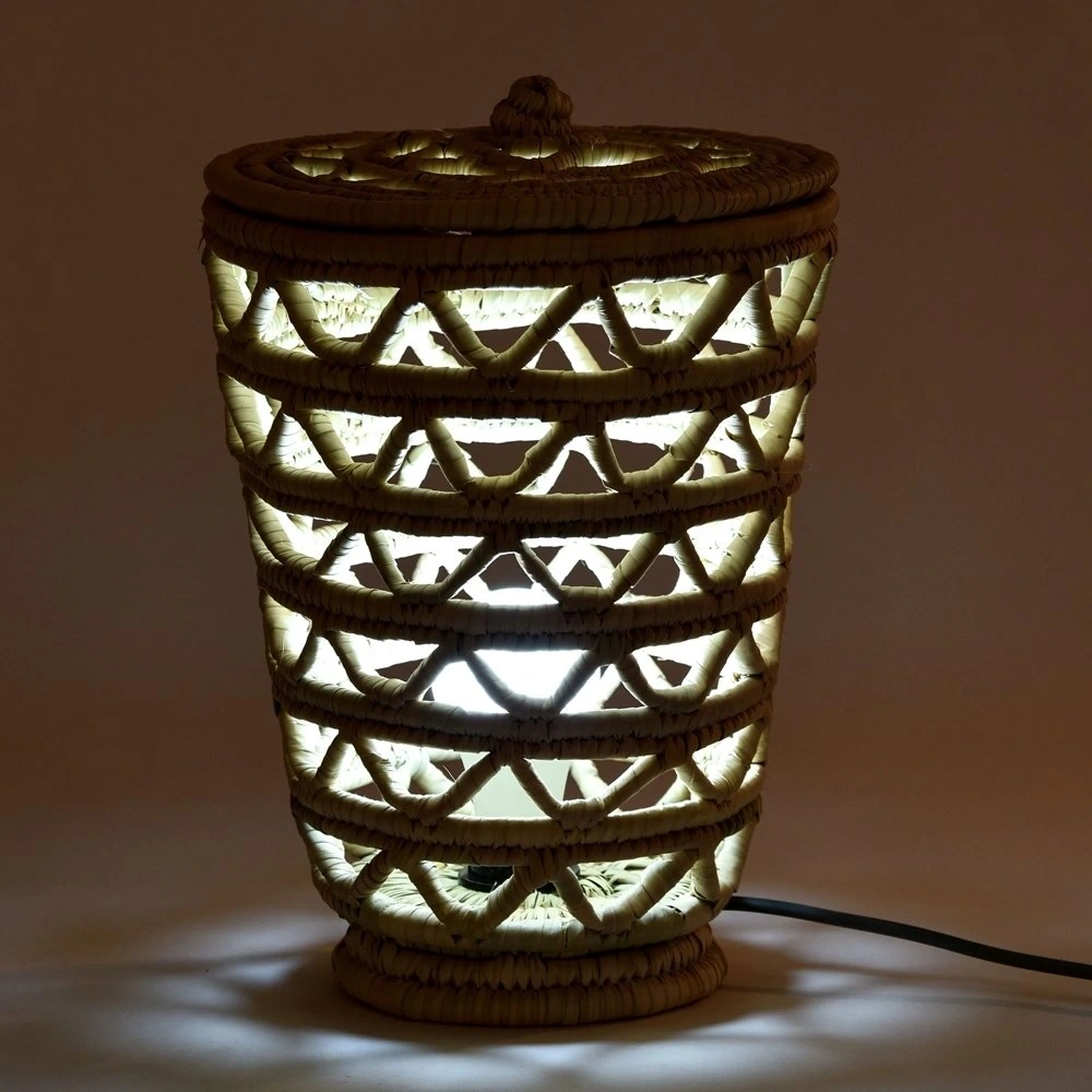 Fennel Hasır Yer Aydınlatma Büyük Boy