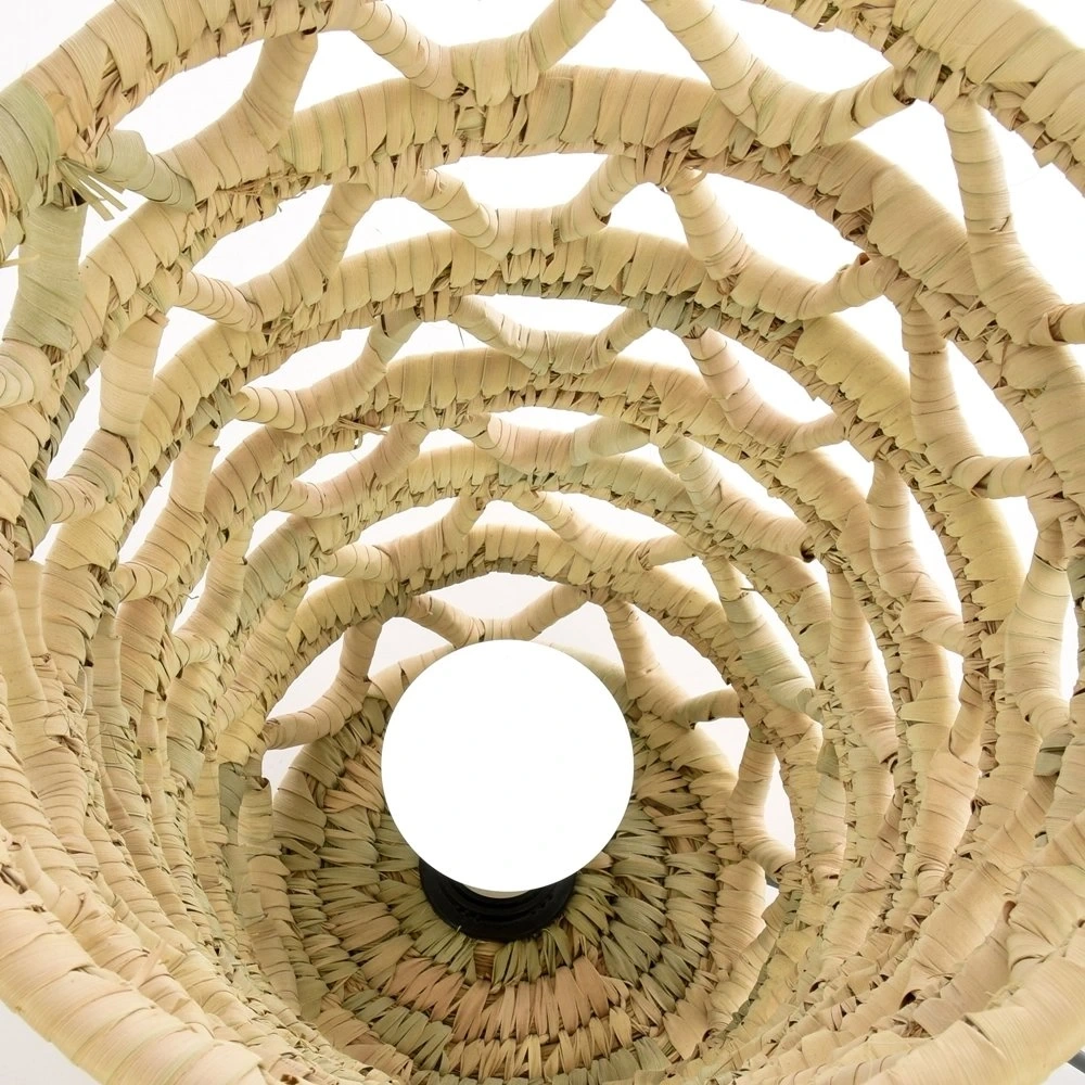 Fennel Hasır Yer Aydınlatma Büyük Boy