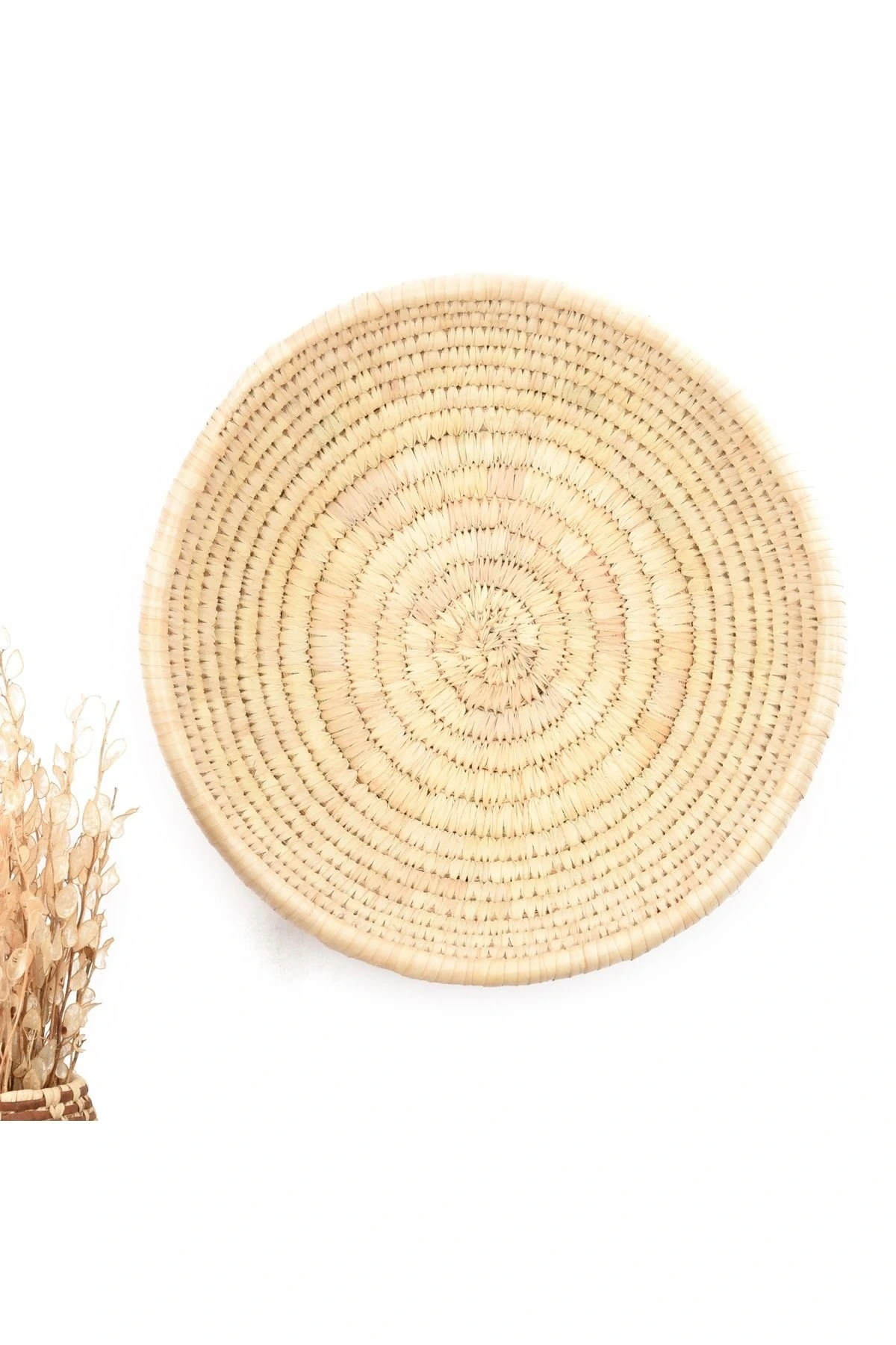 Festuca Hasır Duvar Tabağı Ekstra Büyük Boy_ 40 Cm