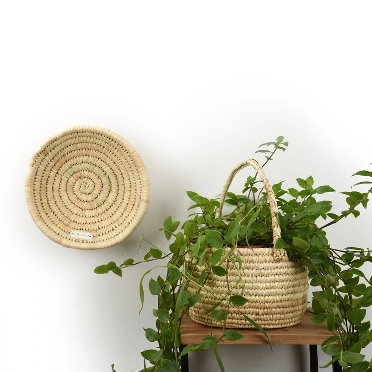 Festuca Hasır Duvar Tabağı Orta Boy